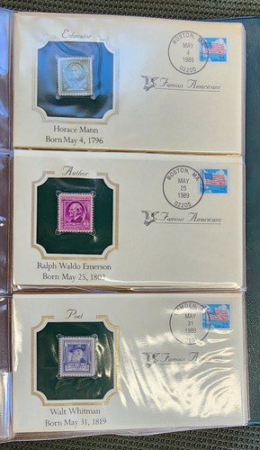 U.S. Famous Americans Stamp Series Commemorative Cover Collection (1940-1960) - Picture 2 of 6