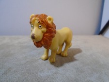 MINIATURE HAPPY LION 1.75  X 2.25  PVC FIGURE UNBRANDED MA1298 