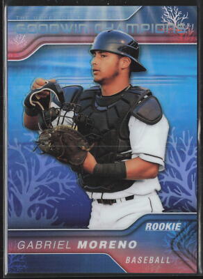 2023 Goodwin Champions Gabriel Moreno P46 Blue Refractor /75 Diamondbacks