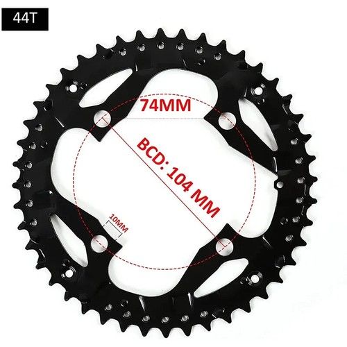 104/64 BCD Bicycle Chainring 22T 32T 44T Mountain Bike Chainwheel Bicycle Parts - Picture 8 of 28