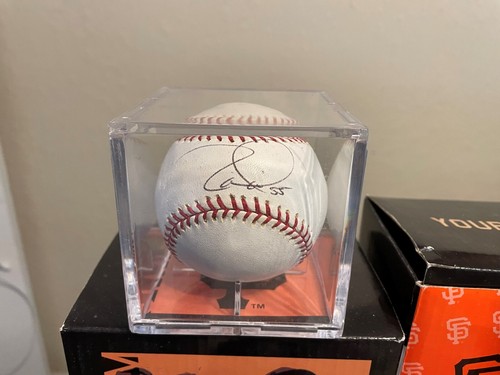 SF Giants Autographed Lincecum Cain Bumgarner Posey Bobblehead SGA & Baseballs - Picture 2 of 5