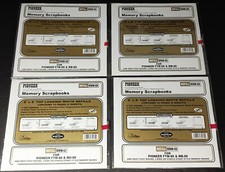 Pioneer Memory Scrapbooks 8x8 Refill 4 Pks RMW-88 Top Loading 40 Total Pages