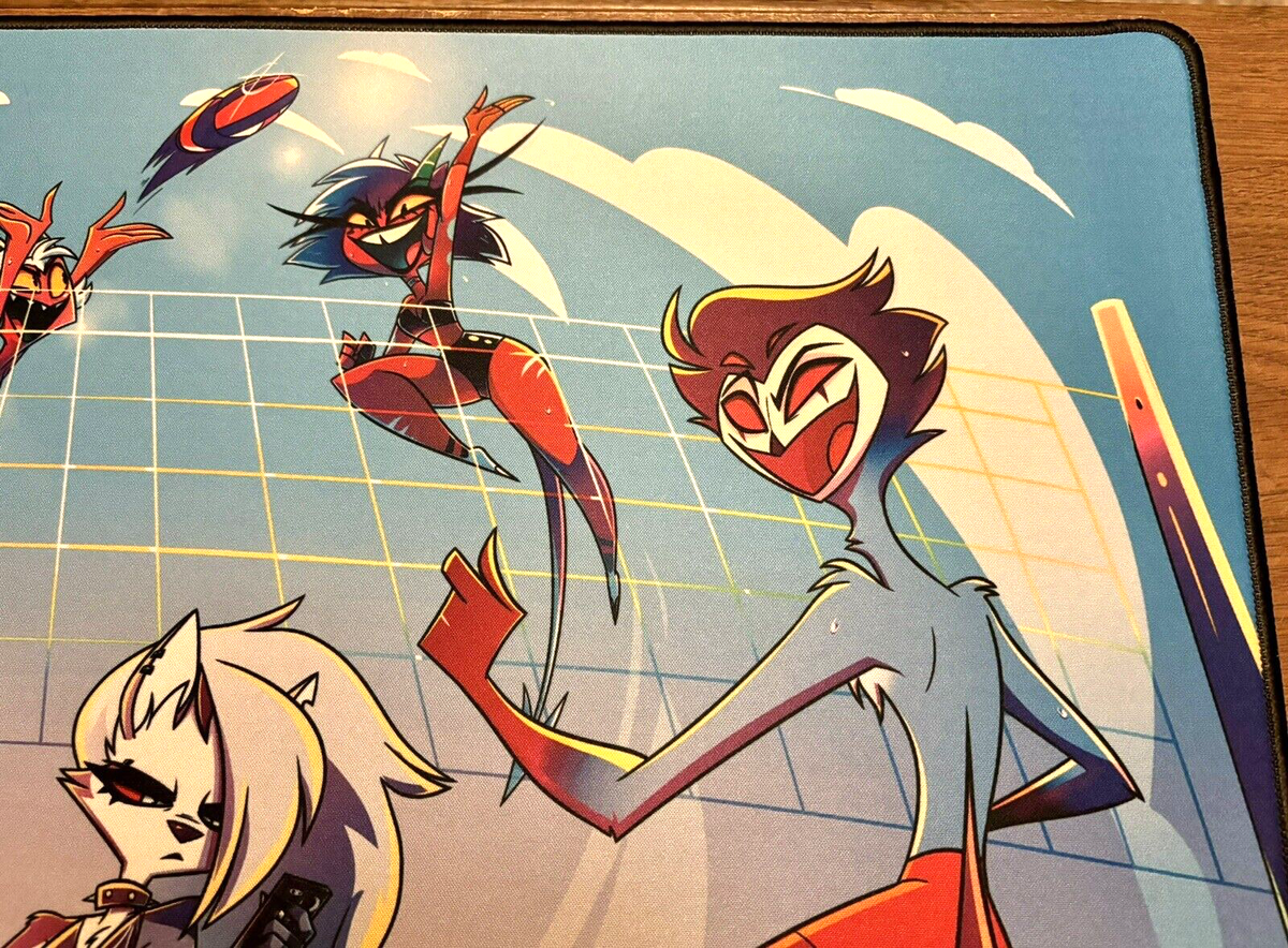 NEW 2024 Helluva Boss Summer IMP BEACH VOLLEYBALL Official Playmat