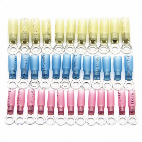 120PCS Ring Lug Heat Shirnk Electrical Wire Crimp Connector Terminals Insulation - Picture 7 of 8