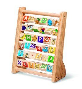 Melissa Doug ABC-123 Abacus - Classic Wooden Educational Toy With 36 Letter and 781624706232 | eBay