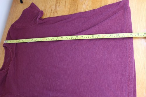 AllSaints Herren Kurzarm Burgunderrot Rundhals Pullover Oberteil Small - Bild 11 von 11