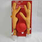 Winter Wonderland Reindeer Car Decoration Kit  Plush Antlers & Red Nose Set with