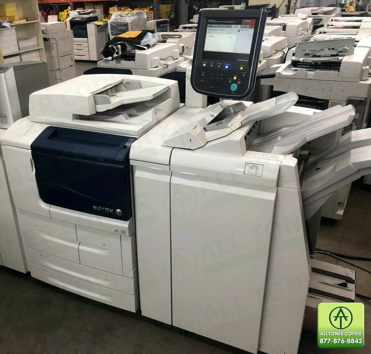 Xerox D95 B/W Copier Printer Scanner Booklet Finisher 95 PPM D110