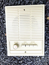 M and S Music and Sound 443S original new Ivory indoor intercom speaker