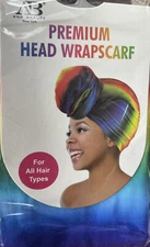 ANA BEAUTY PREMIUM COLLECTION HEAD WRAP  ONE SIZE FITS ALL COLOR  RAINBOW COLOR