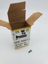 58-PK Flat Head Socket Caps A2 Stainless 7991A2 3X8
