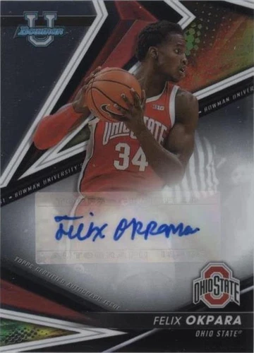 2022-23 Bowman University Best - Felix Okpara #BOA-FO