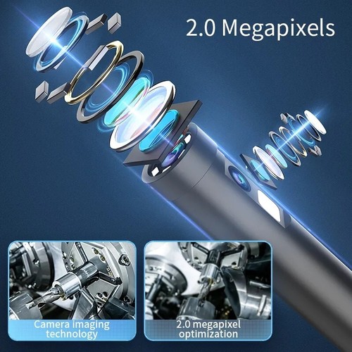 Cámara endoscopio de lente simple/doble W300 2 MP IP67 boroscopio de tubería impermeable - Imagen 4 de 10