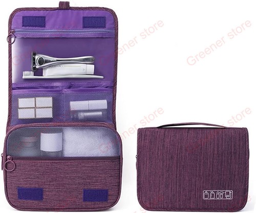 Hängend Toilettenartikel Tasche Reisen Groß Waschbeutel für Frauen Mit Haken - Picture 13 of 16