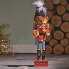 Christmas Nutcracker Decoration Large Teddy Bear Soldier Wooden Home Decor 60cm
