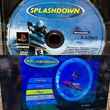 Splashdown (Sony PlayStation 2, 2001) PS2 black label RESURFACED DISC