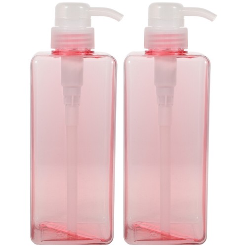 2 PCS Lotion Bottle Empty Shampoo and Conditioner Bottles Travel