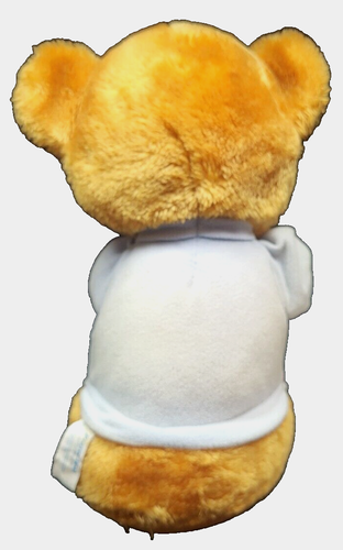 Rare Vintage 1981 Blue Prayer Bear Knickerbocker Toys That Love You Back Korea - Picture 4 of 8