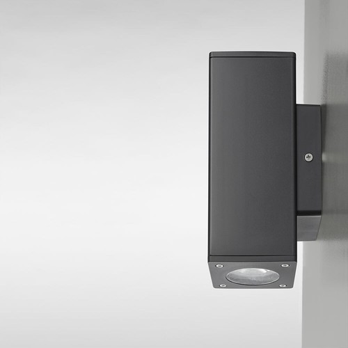 Außenwandleuchte Gartenlampe Terrassenlampe Up Down anthrazit Haustürleuchte - Bild 8 von 12