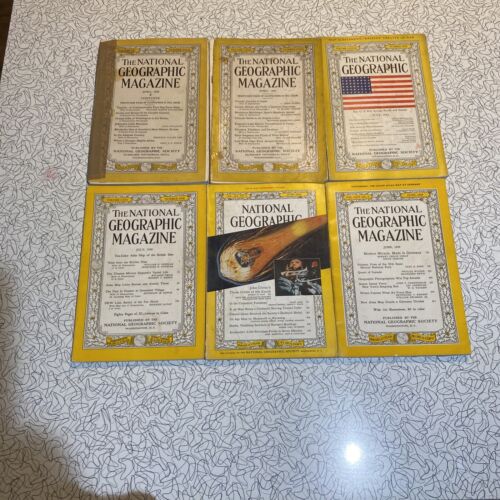 Antique & Vintage National Geographic Magazines 1917 - 1994 Lot 30 Issues - Picture 4 of 6