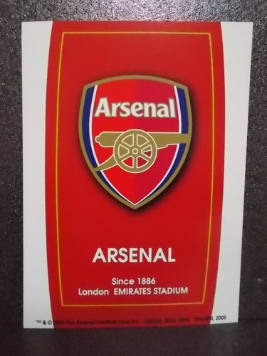 Panini WCCF Badge Check List Arsenal - Picture 2 of 17