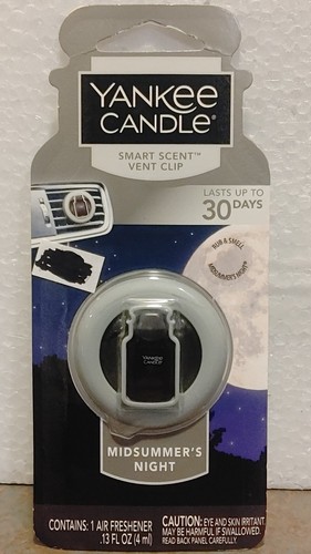 NUEVO Yankee Candle "Midsummer's Night" Clip de ventilación de aroma inteligente - Imagen 1 de 2