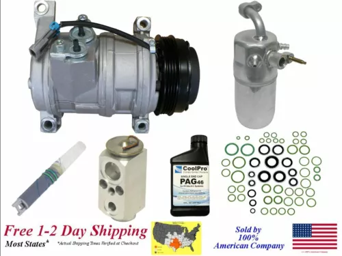 New A/C AC Compressor Kit For 2007-2010 Tahoe (4.8L, 5.3L, 6.2L)