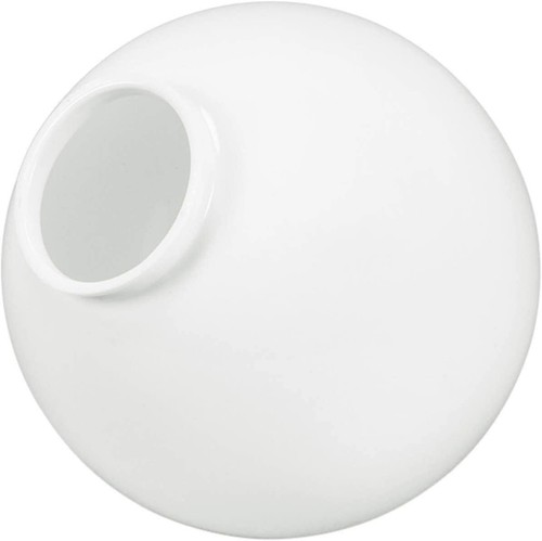 KastLite 6" White Acrylic Lamp Post Globe | 3.14" Fitter Neck - 第 1/6 張圖片