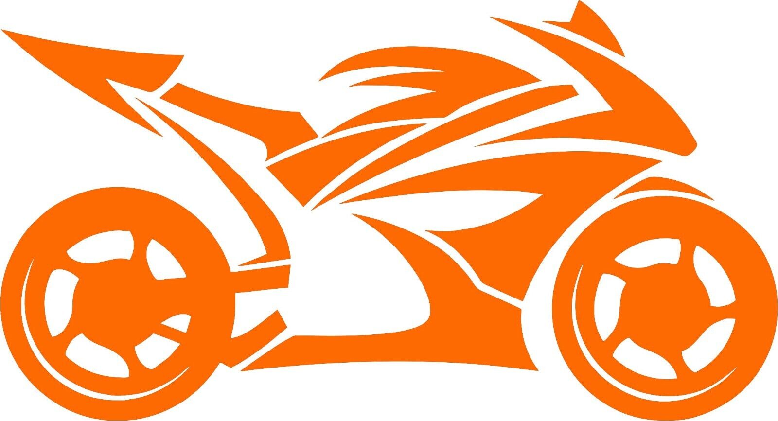 Motorcycle Motorbike Bumper Window Auto Car Vinyl Decal Sticker Bike Honda BMW - Picture 9 of 14