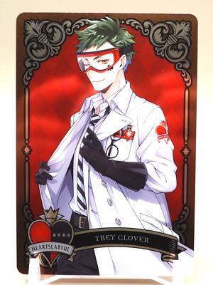 Trey Clover Twisted Wonderland Metallkarte P3-04 Disney Japanisch C699