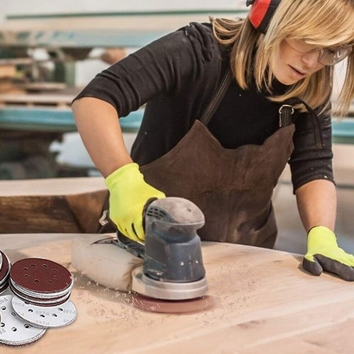 5in Sanding Discs Wet Dry Sandpaper 8-Hole Hook Loop Sander Paper 60-10000 Grit - Picture 7 of 17