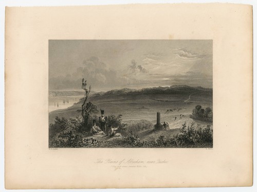 Antique View "The Plains of Abraham, near Quebec" (Canada) Bartlett, 1841 - Picture 2 of 3