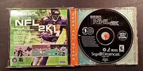 Dreamcast - NHL 2K and NFL 2K1 - CIB - Tested