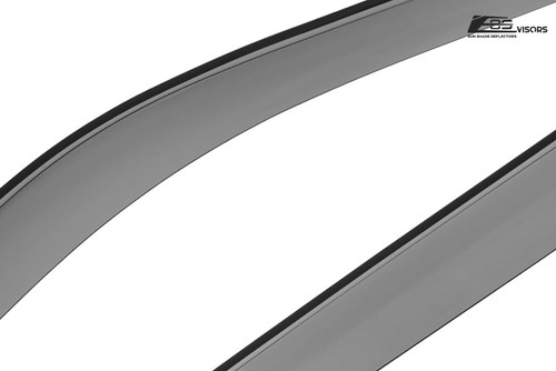 EOS Visors For 18-Up Nissan Kicks JDM Tape-On Style Side Window Vent Rain Guards - Picture 6 of 8