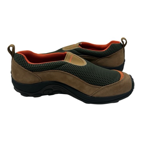 Merrell Jungle Moc Breeze SE Shoes Men's 8 M Veridian Green Brown Slip On Hiking - Picture 7 of 10