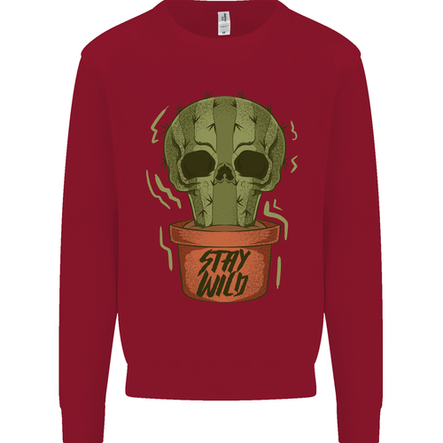 Cactus Calavera Jardinería Jardinero Plantas Niños Sudadera Jersey - Imagen 7 de 35