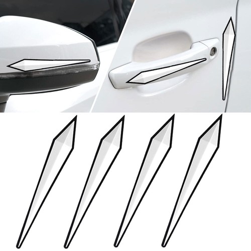 4pcs Auto Car Door Edge Protector Guards Sticker Bumper Anti Scratch Accessories - Picture 4 of 16