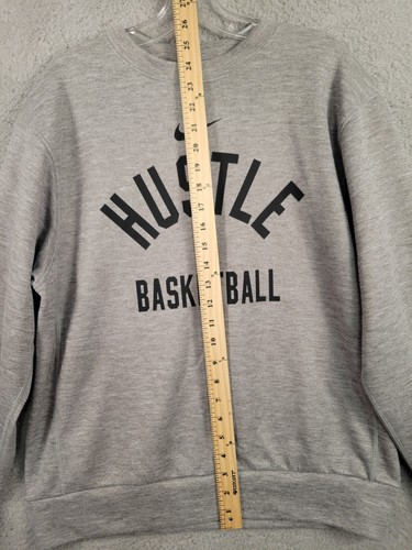 Nike NBA Hustle Basketball Gray Sweatshirt Mens Size Small NWOT - Picture 6 of 9