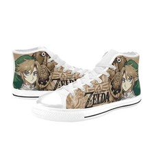 The Legend of Zelda Custom Sneakers Men's High Top Canvas Shoes