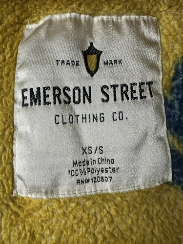 West Virginia NCAA Emerson Street clothing CO. Plush Fleece Scarf Neck Wrap - Picture 3 of 6