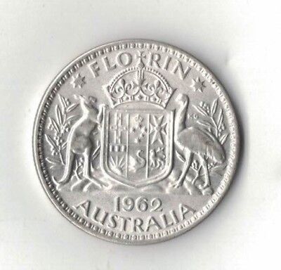 1962 AUSTRALIA FLORIN CHOICE UNC 1962 AUSTRALIA FLORIN CHOICE UNC