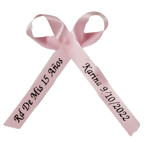 50 Personalized Ribbons Cut Baby Shower Bridal Wedding Baptism Birthday - Picture 115 of 241
