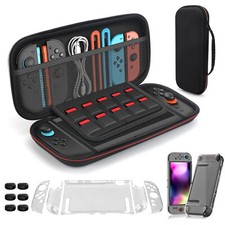 11pcs Carrying Case Bag For Nintendo Switch 2 Dockable Cover Screen Protector