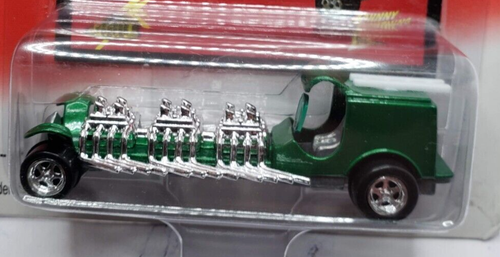 Johnny Lightning Topper Series 1970 Flame Out 1/64 Diecast Green - Picture 4 of 8