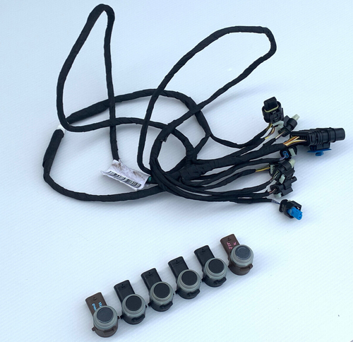 NEW Genuine Mercedes C Class W205 Front Parking Sensors Wiring Loom + 6 Sensors - Picture 21 of 21