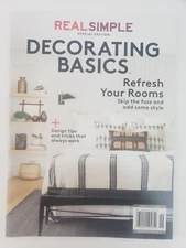 Real Simple Special Edition Decorating Basics September 2022 Magazine Design  