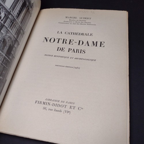 Notre-Dame De Paris Par Marcel Aubert -1950 -Nouvelle Edition -Paperback - Picture 6 of 15
