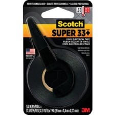  24 -Scotch Super 33 3/4 In. x 12.5 Yd. Vinyl Electrical Tape W/Dispenser 10414