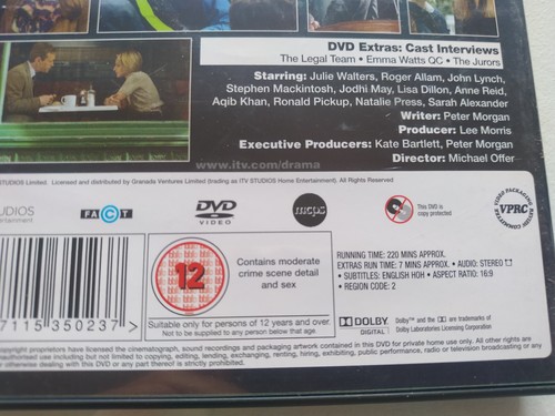The Jury Julie Walters ITV Studios - 2 x DVD + Extras Ingles Region 2 - Bild 3 von 4