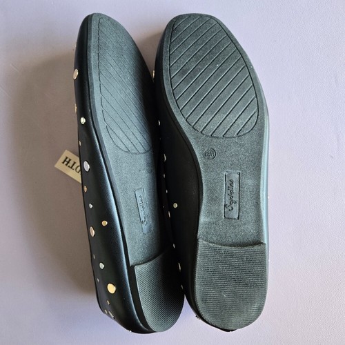 Seychelles Anthropologie Jamie Square Toe Flats Shoes Women's 8.5W Edgy Rockstar - Picture 9 of 9